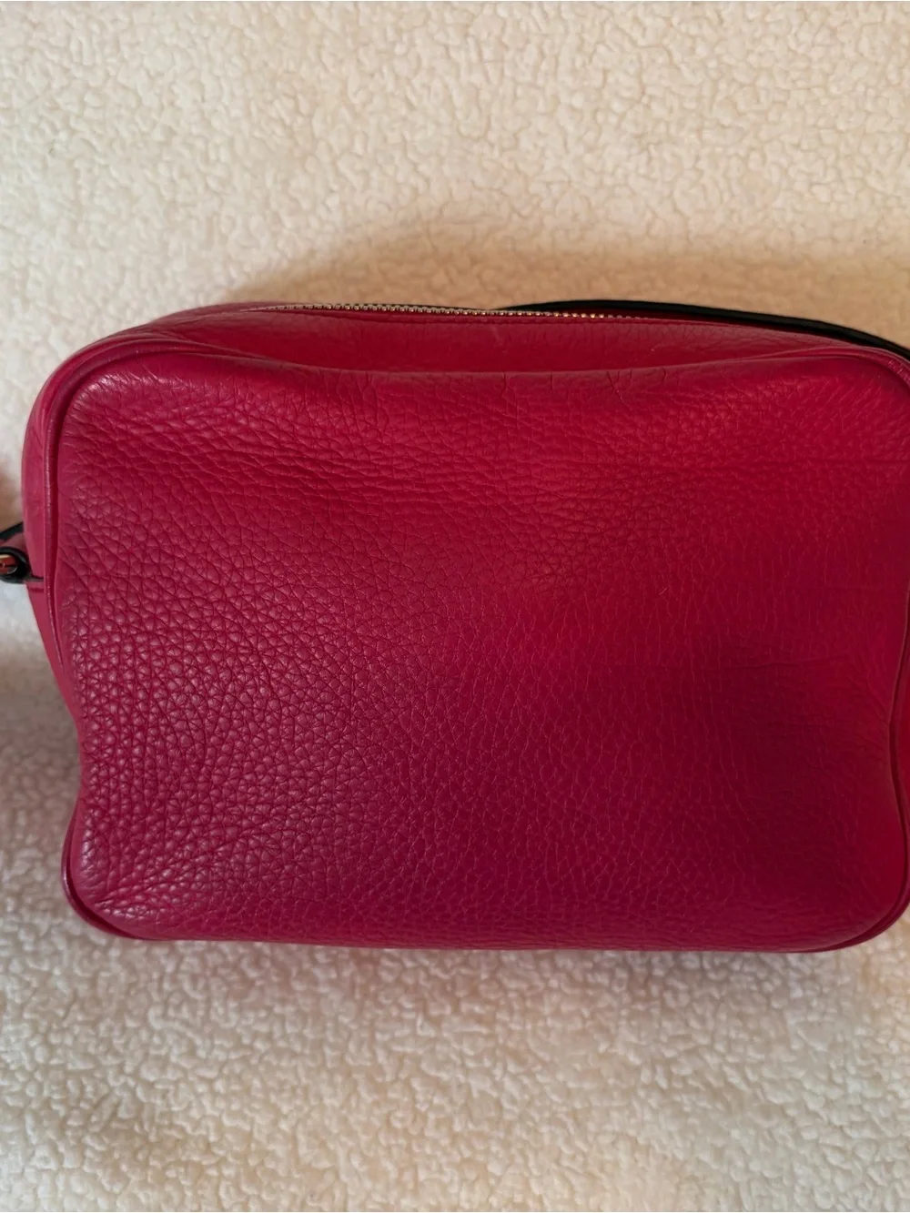 Gucci Soho Disco Bag in Fuchsia Leather with Tassel
